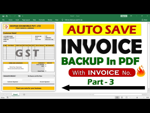 invoice format - part 3