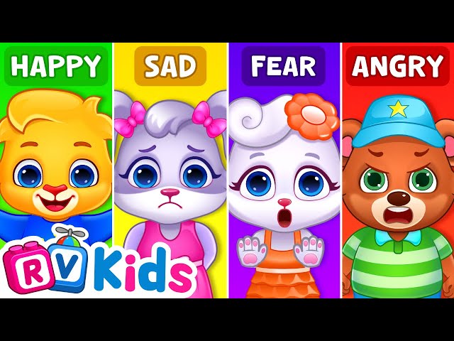 Learn Feelings and Emotions for Kids by RV AppStudios | Happy, Sad, Fear, Anger and Surprise class=