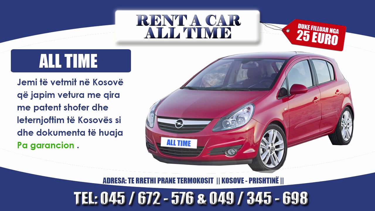 RENT A CAR ALL TIME YouTube