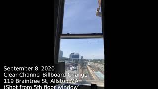 The Monthly Show Out Our Office Window, Courtesy Of Clearchannel Outdoor