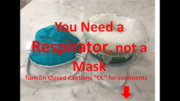 Make your own RESPIRATOR (mask) with EXCELLENT FACE SEAL and N95-like filtering for coronavirus.