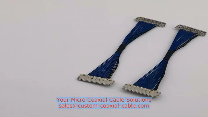 IPEX 20455-A20E-76-S micro coax cable assembly house low moq best low loss coaxial cable Single DIN