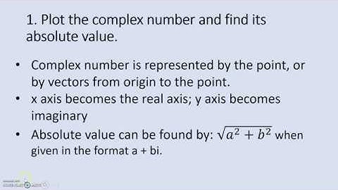 Complex Numbers in Polar Form