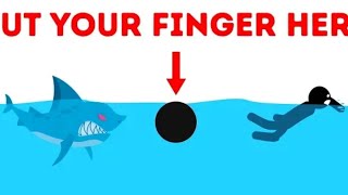 Keep your finger here || Than see what happened the stickman🤔 ||