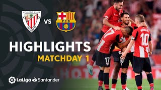 A great goal of aduriz gives the victory to athletic club against fc
barcelona matchday 01 laliga santander 2019/2020 subscribe official
channel la...