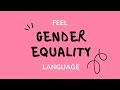 [1 minute English listening] gender equality