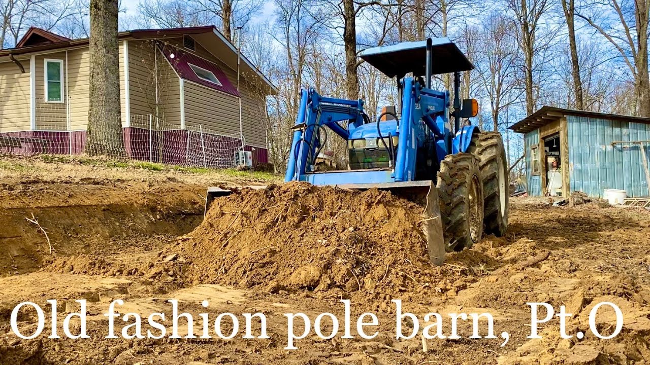 Starting my Pole barn - Making the Pad