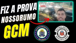 Fiz a prova da GCM Artur Nogueira | Gabarito + Análise + Vlog | Mesma prova da GCM São Carlos