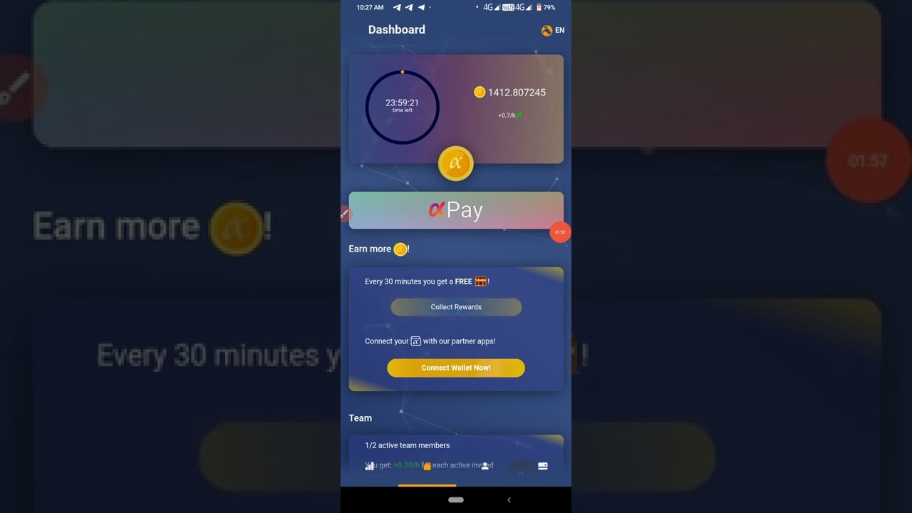 Alpha Network || New Digital cryptocurrency || Referral code :  skshameembd