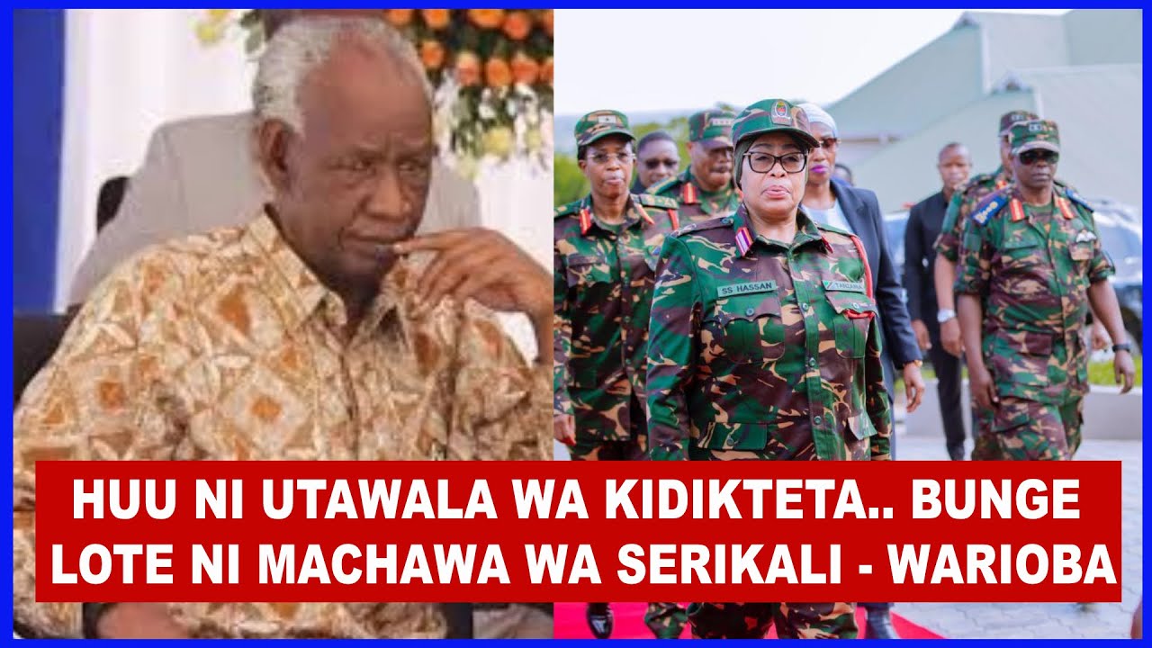 MZEE JOSEPH SINDE WARIOBA AMEAMUA KUTEMA NYONGO NA KUANIKA MADUDU YOTE YA NCHI BILA UOGA