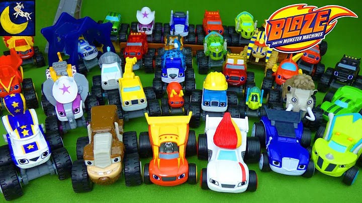 LOTS of Blaze and the Monster Machines Toys Diecast Race Cars Wild Wheels Animals Crusher Pickle Toy
