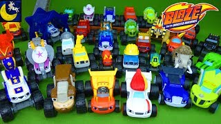 Lots Of Blaze And The Monster Machines Toys Diecast Race Cars Wild Wheels Animals Crusher Pickle Toy