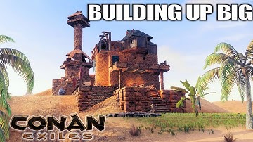 Building up an Army & a Base | Conan Exiles Age of Sorcery Gameplay | Part 12