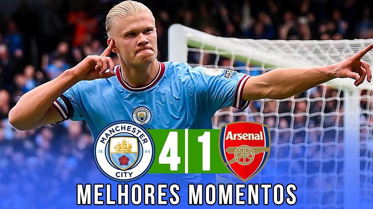 Manchester City 4 x 1 Arsenal  Campeonato Inglês: melhores momentos