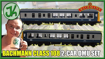 Brilliant Bargain Bachmann! Class 108 Two Car DMU Set in BR Blue Grey Livery - Unboxing and Review