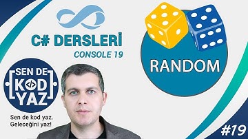 c# dersleri, random() İle Rastgele Sayı Üretme, Visual Studio 2015 Dersleri