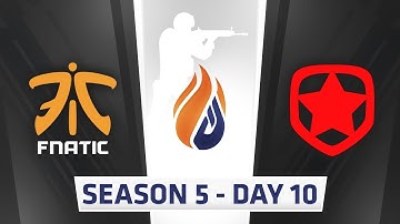 ECS Season 5 Day 10 - Fnatic vs Gambit - Cobblestone