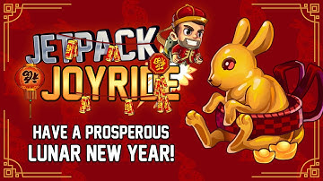 Lunar New Year 🐰🎆 Year of the Rabbit- Jetpack Joyride! 💥