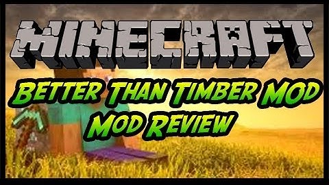 Minecraft - Tree Capitator Mod Review for 1.5.2 (+Download)