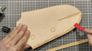 How do I make a leather knife sheath?