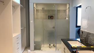 Shower In Closure Swing Door