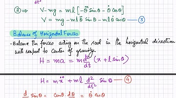14. Inverter Pendulum Model -- Differential Equations