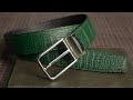 How To Make A Belt Leather For Beginner