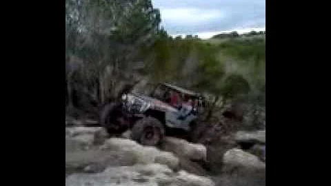 CJ2 Buggy going up Pappa Bear at Rock Trails of To...