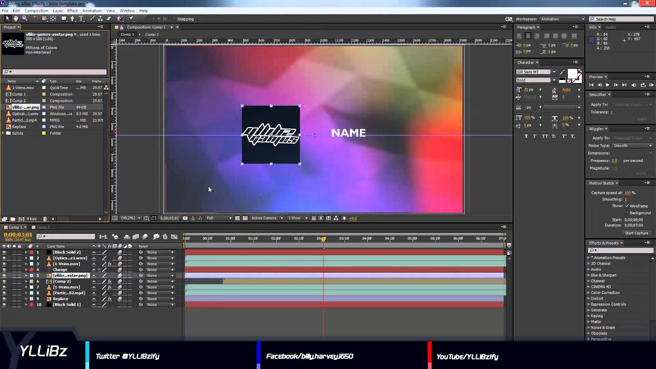 Free Template After Effect Cs6