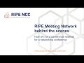 Pohled do zákulisí sítě pro RIPE meeting