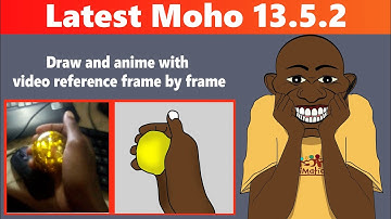 Drawing and anime frame by frame with a video reference Moho 13.5.2