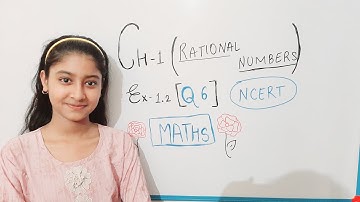 Chapter 1 | Rational Numbers | Q6 - Ex 1.2 | NCERT Mathematics Solution Class 8 | Class 8 Maths