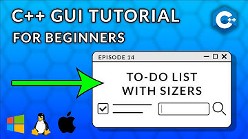 C++ GUI Programming For Beginners | Episode 14  - Practical Sizer Example (To-Do List)
