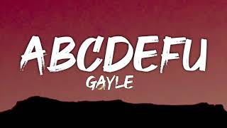 Gayle abcdefu letra lyrics