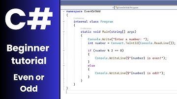 C# Even or Odd Program | Silent Tutorial