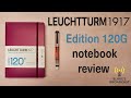 Leuchtturm1917 120g edition notebook review