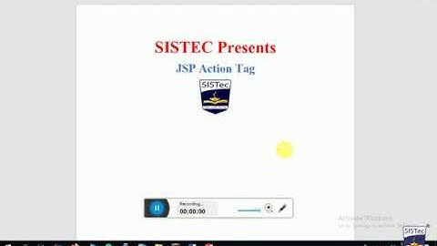 JSP Action Tag and Java Bean | Rajesh K. Rai | SISTec Gandhi Nagar