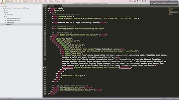 Bootstrap 4: Create a resume and CV page – Card – Introduction