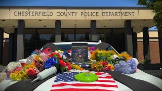 Chesterfield community remember Knight, the police K-9 killed in a shootout