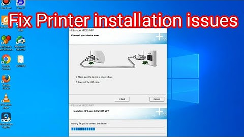 how to install a USB Printer in Windows 10 | Connect your device now