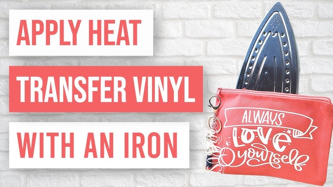 Heat Transfer Vinyl with an Iron 