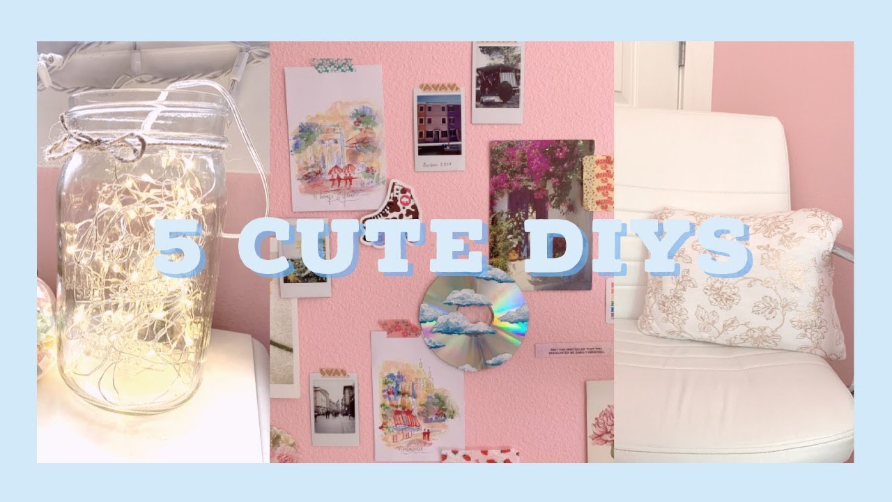 5 Easy Aesthetic DIY Room Decor with Items You Already Have at Home (no ...