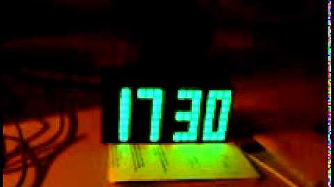 Dealextreme clock with possible malfunction