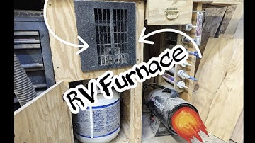 Installing a RV Furnace in Your Shop|| Step By Step
