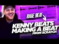 KENNY BEATS - MAKING a FIRE RAGE beat from SCRATCH on STREAM 🔥😤