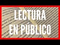 Como LEER BIEN en PÚBLICO Sin Nervios | Técnicas de ORATORIA