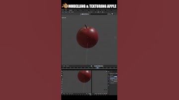 How to Model and Texture Apple in Blender.