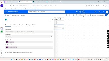 Lesson688 - Upload SharePoint File using Flow  - Power Apps 1000 Videos