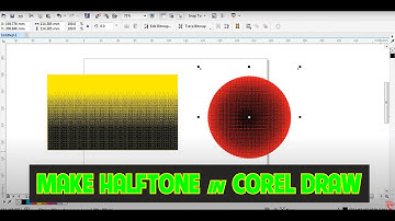 Cách tạo hạt tram đơn giản trên corel . How to make halftone on corel draw