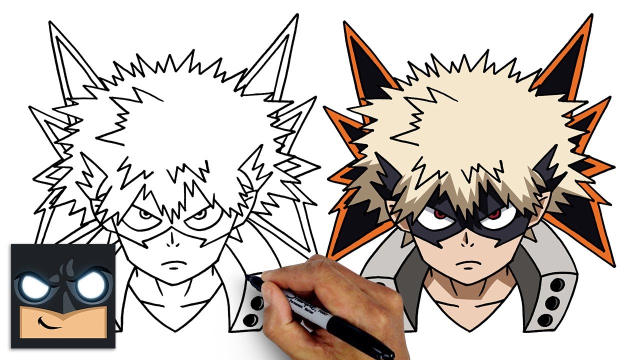 My Hero Academia Drawing Easy  PencilDrawingsketch101com  Easy drawings  My hero academia Hero